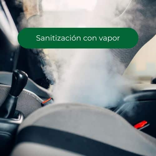 sanitización con vapor